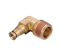 Kits de piezas neumáticas de codo macho neumático, accesorios de tubo PLF One Touch, conector de tubo rápido de latón y plástico, 7 Uds.(PLF801)