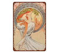 Kits de pintura 5D Alphonse Mucha, poesía, puntos de perforación completa, pinturas artísticas para decoración de pared del hogar, 12 x 16 pulgadas