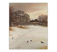 Kits de pintura 5D de John Everett Millais Nochebuena con puntos de perforación completa, pinturas artísticas para decoración de pared del hogar, 16 x 20 pulgadas