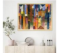 Kits de pintura 5D de Paul Klee Before The Town Full Drill Dots Paintings Picture Arts Craft para decoración de pared del hogar, 12 x 16 pulgadas