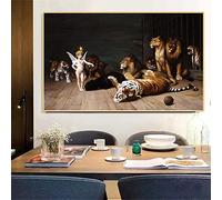 Kits de pintura 5D Jean-Leon Gerome, quien seas, aquí está tu maestro, pinturas de puntos completos para decoración de pared del hogar, 20 x 24 pulgadas