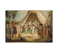 Kits de pintura 5D John Everett Millais The Wrestlers Full Drill Dots Paintings Picture Arts Craft for Home Wall Art Decor 12 x 16 pulgadas