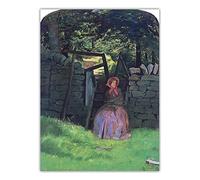 Kits de pintura 5D John Everett Millais Waiting 1909 Full Drill Dots Paintings Picture Arts Craft for Home Wall Art Decor 16 x 20 pulgadas