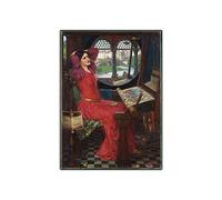 Kits de pintura 5D para adultos y niños William Waterhouse" I Am Half Sick of Shadows, Said The Lady of Shalott", pintura de taladro completo, 16 x 20 pulgadas