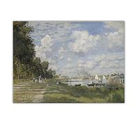 Kits de pintura 5D The Basin at Argenteuil Impresionismo por Claude Monet Full Drill Dots Paintings Picture Arts Craft for Home Wall Art Decor 12 x 16 pulgadas