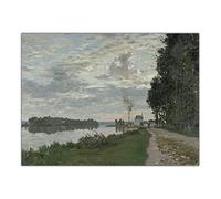 Kits de pintura 5D The Promenade Argenteuil por Claude Monet Full Drill Dots Pinturas Cuadros Arte Decoración para la pared del hogar 12 x 16 pulgadas