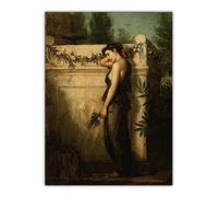 Kits de pintura 5D William Waterhouse "Gone,But Not Forgotten" Full Drill Dots Paintings Picture Arts Craft for Home Wall Art Decor 12 x 16 pulgadas