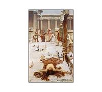 Kits de pintura 5D William Waterhouse, Santa Eulalia, 1885, pintura de puntos de perforación completa, para decoración de pared del hogar, 20 x 24 pulgadas