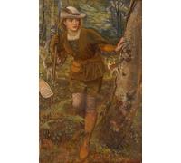 Kits de pintura Arthur Hughes Rosalind en As You Like It DIY 5D Full Drill Dots Paintings Picture Arts Home Wall Decor 20 x 24 pulgadas
