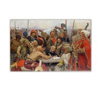 Kits de pintura de diamantes Ilya Efimovich Repin The Reply of The Zaporozhian Full Drill Diamond Dots Paintings Picture Arts Craft for Home Wall Art Decor
