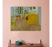 Kits de pintura de diamantes Van Gogh, dormitorio de Van Gogh en Arles, 1889, pintura de puntos de diamante para decoración de pared del hogar