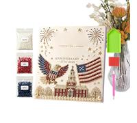 Kits de pintura de perlas para adultos, decoración hecha a mano con cuentas de puntos, de perlas, para mujeres, hombres, niños, adultos, adolescentes, hogar, pared, dormitorio