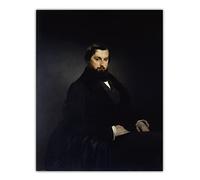 Kits de pintura Francesco Hayez Retrato de Gian Giacomo Poldi Pezzoli Retrato DIY 5D Full Drill Dots Pinturas Arte Arte Decoración de pared del hogar 12 x 16 pulgadas