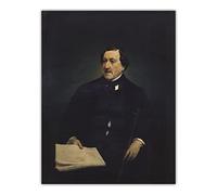 Kits de pintura Francesco Hayez Retrato Rossini DIY 5D Full Drill Dots Pinturas Arte Decoración de pared del hogar 16 x 20 pulgadas