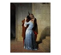 Kits de pintura Francesco Hayez The Kiss DIY 5D Full Drill Dots Paintings Picture Arts Home Wall Decor 12 x 16 pulgadas