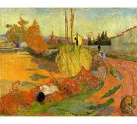 Kits de pintura Paisaje en Arles por Paul Gauguin DIY 5D Full Drill Dots Pinturas Arte Arte Decoración de pared del hogar 16 x 20 pulgadas