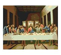 Kits De Pintura Por Números Pintura De La Última Cena De Da Vinci Por Números Para Adultos Lienzo Diy Pintura Acrílica Para Y Principiantes Con Pinceles De Pintura Color Por Número 40x50cm