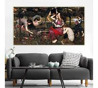 Kits de pintura William Waterhouse Flora and The Zephyrs, DIY 5D Full Drill Dots Paintings Picture Arts Home Wall Decor 20 x 24 pulgadas