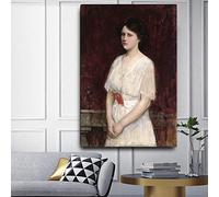 Kits de pintura William Waterhouse Retrato de la señorita Claire Kenworthy DIY 5D Full Drill Dots Paintings Picture Arts Home Wall Decor 20 x 24 pulgadas