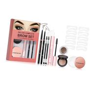 Kits de plantillas de sellos para cejas, kits de tríos para cejas, estampado y modelado de cejas, plantilla de gel para cejas