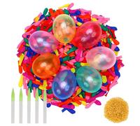 Kits de recarga de globos de agua, paquete de 1000 bombas de l?tex de colores, juegos de lucha con agua, deportes, salpicaduras, diversi?n de verano p