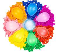 Kits de recarga de globos de agua, paquete de 500, bombas de l?tex de colores, juegos de lucha con agua, deportes, salpicaduras, diversi?n de verano p