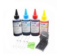 Kits de Recarga de Tinta con Herramienta de Bombeo y Abrazadera for Cartuchos de Tinta h-/*p 804 for E-vy Photo 6220 6222 6230 6232 6234 6252 6255 6258 7120 7130 7134