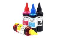 Kits de Recarga de Tinta de 4 Colores y 100 ml LC404, 414, 424 y 434 for impresoras Brother MFC-J1205W, J1215W, DCP-J1200N, J1200W y J1200WE.(Dye Ink)