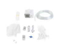 Kits de riego de goteo automáticos profesionales, modo de riego manual y retraso/Registros de alerta de escasez de agua/riego, para 15 plantas en macetas de vacaciones en el