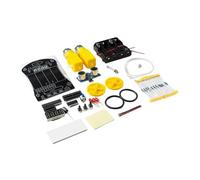 AWHAO Kits de Robot Inteligente, programación de Robot de Empuje, módulo ultrasónico, Placa R3 para matemáticas, Tuerca de Cubierta