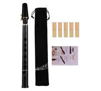 Kits de saxofón de bolsillo, instrumento de viento con , instrumento portátil de viento de madera, saxofón de 8 agujeros, herramienta de práctica para músicos y principiantes, instrumento de