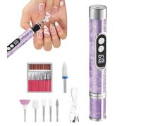 Kits de taladro de uñas de bajo ruido profesional | Electric Portable Nail Drill Kit For Home Salon Travel Outdoor Women Men Beginners