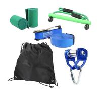 Kits de tirolesa para patio trasero | Kit de polea de zipline ABS-Slider resistente al desgaste, juego de juegos de aventura para instalar un juego de aventura para construir y jugar, desde 5 a