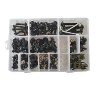 Kits De Tornillos Carenado Para Motocicleta, Tuercas Velocidad Para Carrocería, Pernos Para Ducati 848 EVO 1098 1198 1098S 1098R 1198S 2007-2013 200x Aleación CNC(Negro)