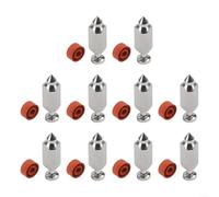 Kits de válvula de aguja flotante de carburador para reemplazo de 398188 compatible con modelos de motor 91400 15Z100 93400 129H00 10 juegos de piezas de metal para reparación de motores