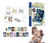 Kits Educativos de Ciencia | Circuito Científico para Niños | Tarjeta De Felicitación Que Se Juguete Educativo, Actividades Prácticas De Aprendizaje para Niños