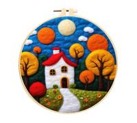 Kits For | Cartoon Wool Embroidery | Christmas Handmade Supplies Needle, Perfect For Hobbyists And Alike. Give The Present Enthusiasts