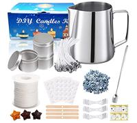 Kits para Fabricación de Velas, Kit para Hacer Velas, Erramienta para Velas de Bricolaje, Candle Making Kit, con Mecha de Vela Set, Jarra de Vela, etc.