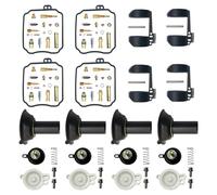 Kits reconstrucción Kit De Reparación Carburador para Yamaha ROYALSTAR XVZ1300A XVZ13A 1996-2000 4WY/4NL/4NK/4YP con Flotador Émbolo Kit de reparación carburador(Conjunto 1)
