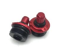 Kits Tornillos Ajuste Precarga Amortiguador Horquilla Delantera 40 Mm para MT15 MT-15 ABS XSR155 2019 2020 2021 2022 2023 GFVFGNLNNA(Red)