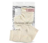 Kitsch Calcetines hidratantes para tratamiento de talón agrietado, calcetines de spa reutilizables para mujeres y hombres con forro de gel aislado, calcetines de talón nocturno para pies secos
