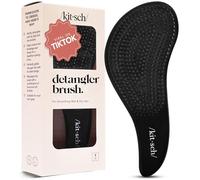 Kitsch Cepillo desenredante para cabello rizado o liso, húmedo y seco, cepillo desenredante con cerdas flexibles para el cabello, cepillos de pelo para mujeres y hombres, adultos y niños, para ducha y