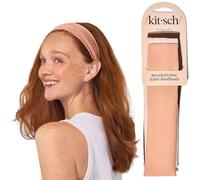 Kitsch Diademas antideslizantes para mujer, ideales para entrenar, yoga, gimnasio o descansar, bandas elásticas para la cabeza, accesorios de moda para el cabello, palisandro, 3 piezas