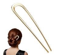 Kitsch French Hair Pins for Women, Elegant and Durable Metal Hairpins for Hairstyles Secure Grip All Day Comfort Fit Ideal Gift for Women Gold
