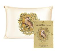 Kitsch - Funda de almohada de satén con cremallera para cabello y piel, más suave que la seda, lavable a máquina, sin arrugas, Queen estándar, Harry Potter, Hufflepuff