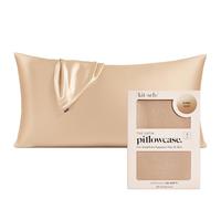 Kitsch Funda de almohada de satén para cabello y piel, funda de almohada más suave que la seda para cabello y piel, fundas de almohada de satén refrescantes con cremallera, funda de almohada de satén,