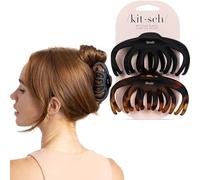 Kitsch Pinza para el pelo estilo pulpo: pinza grande de sujeción segura, pinzas para el cabello grueso, accesorios para el cabello para mujeres, accesorios para el cabello para niñas, pinzas para el