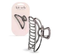 Kitsch Pinzas de metal para el pelo para mujer, duraderas y elegantes, perfectas para el uso diario y ocasiones especiales, hematita, regalo ideal para mujeres, 1 pieza