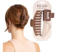 Kitsch Pinzas para el pelo grandes surtidas para mujeres y adolescentes - Forma abierta media para cabello grueso | Clip de pelo pequeño de forma abierta y pinza grande | Accesorios de peinado, 3
