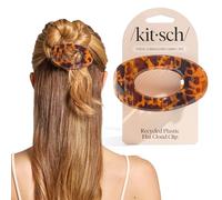 Kitsch Pinzas planas grandes para mujer, elegantes pinzas planas para mujer, fuerte sujeción para cabello grueso y fino, antideslizantes para un uso seguro, cómodo durante todo el día, diseño de